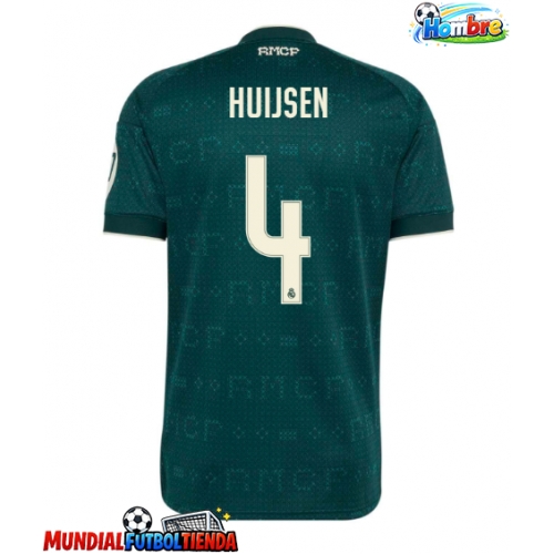 Camiseta Real Madrid Dean Huijsen #4 Segunda Equipación Replica 2026-27 mangas cortas